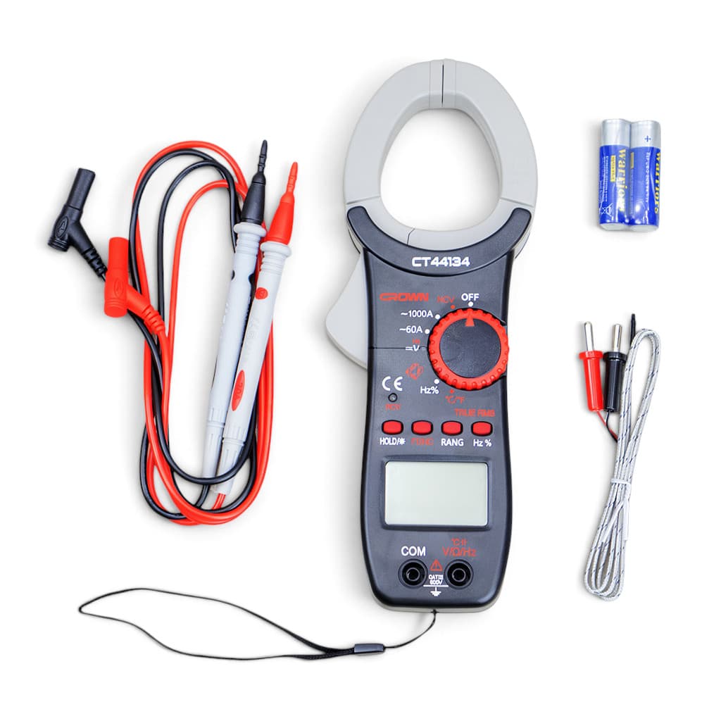 MULTIMETER AMPERMETRIQUE NUMERIQUE CROWN 1000A 750V — Photo 2