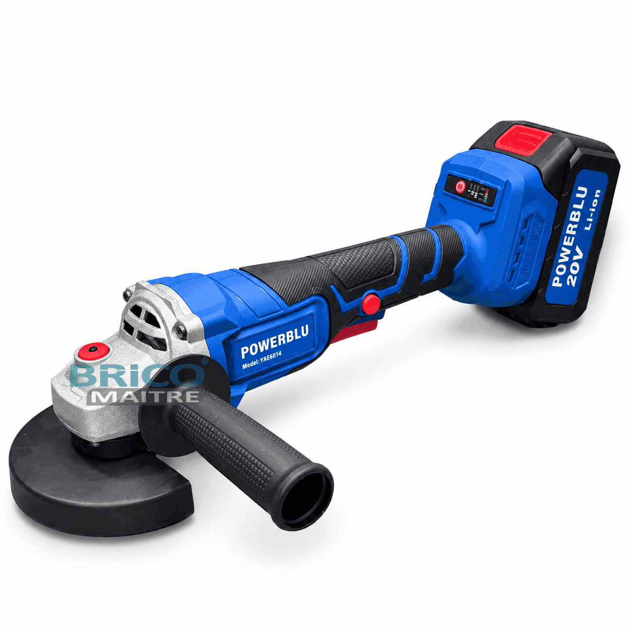 POWERBLU MEULEUSE D'ANGLE BRUSHLESS 20V A BATTERIE YAE6014 — صورة 1