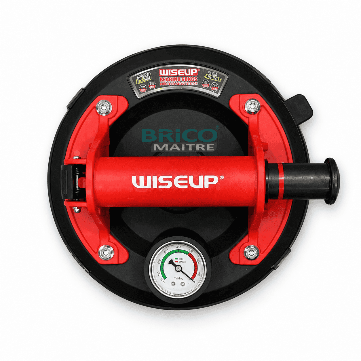 WISEUP Ventouse à vide avec manomètre 120607 — صورة 2
