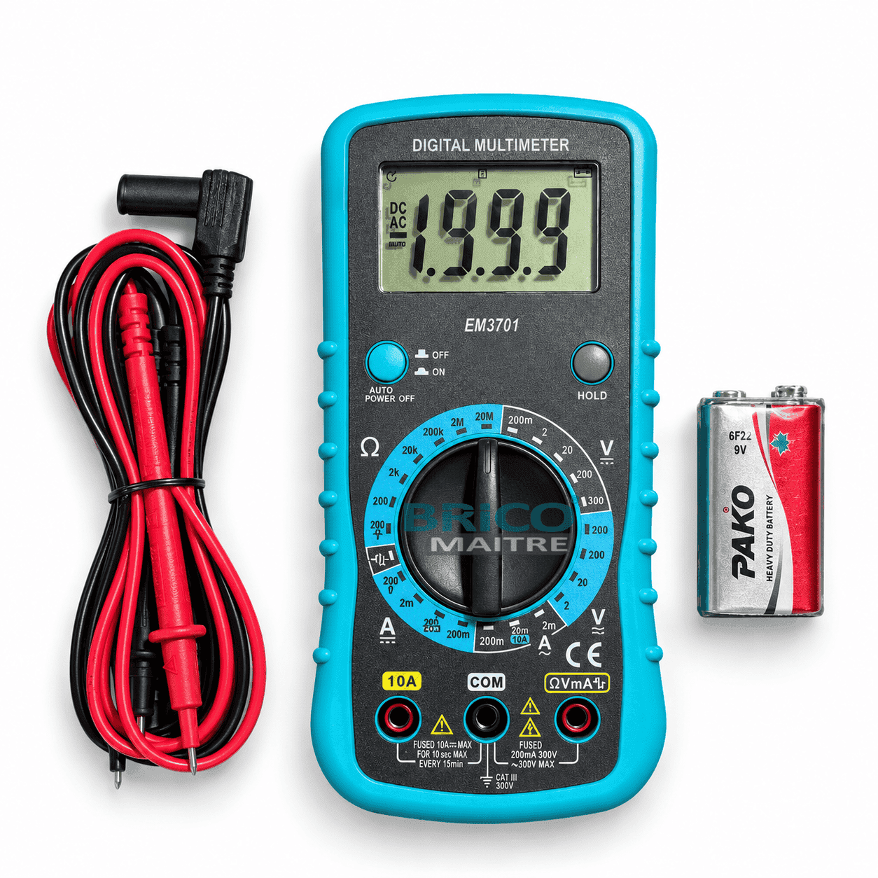 WINMAX MULTIMETRE NUMERIQUE WT04D7059 — صورة 2