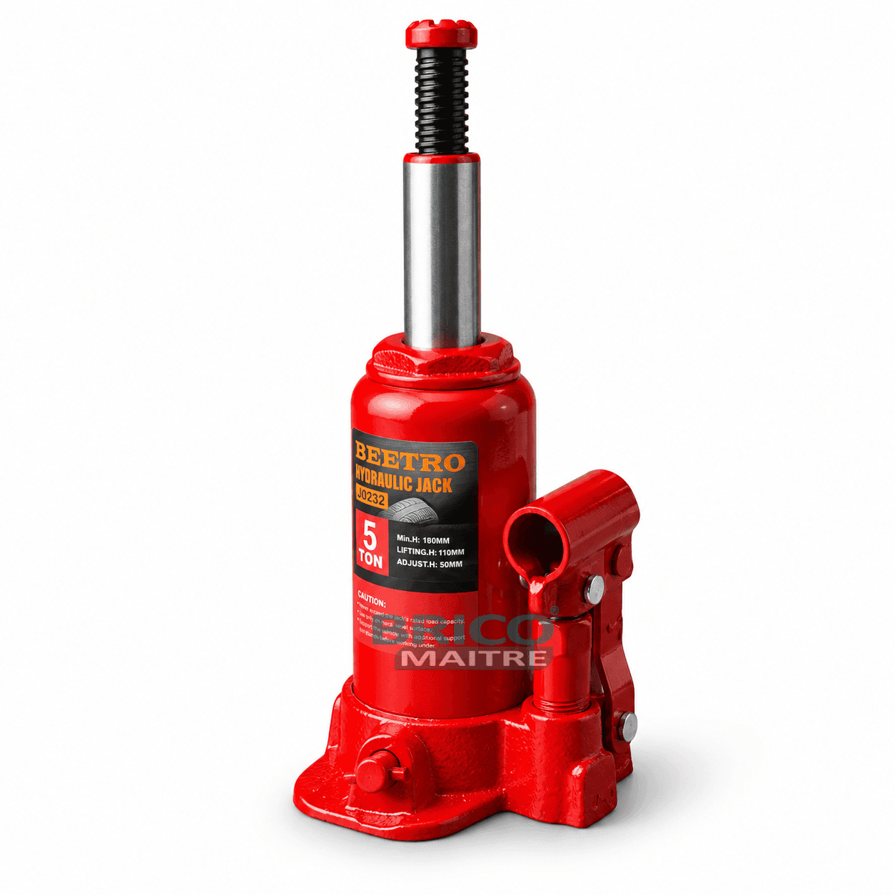 BEETRO CRIC BOUTEILLE 5 TON TC0833 — صورة 2