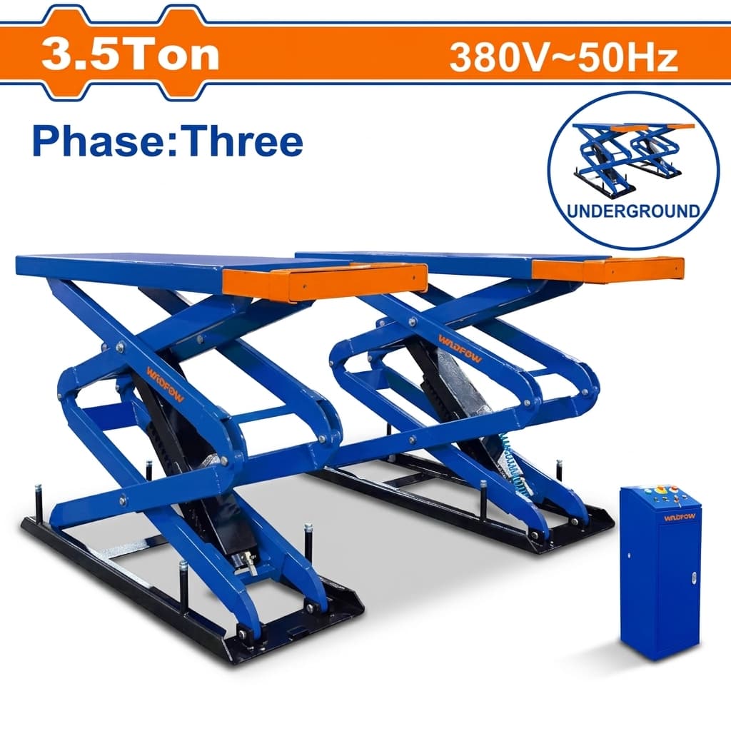 PONT ELEVATEUR DOUBLE CISEAUX 3.5T 380V — صورة 1