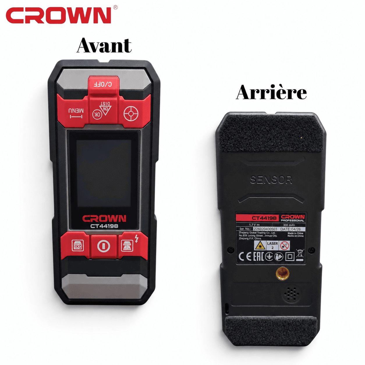 SCANER MULTI-FONCTION 3.7V CROWN — صورة 3