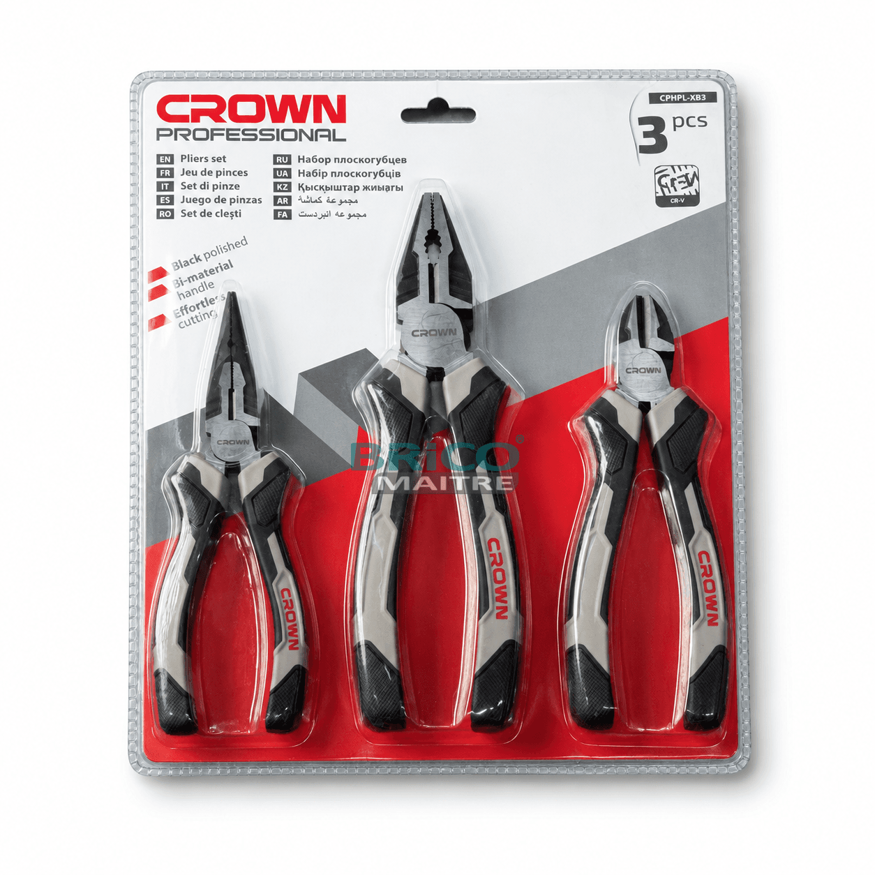 CROWN JEU DE PINCES 3PCS CPHL-XB3 — Photo 1