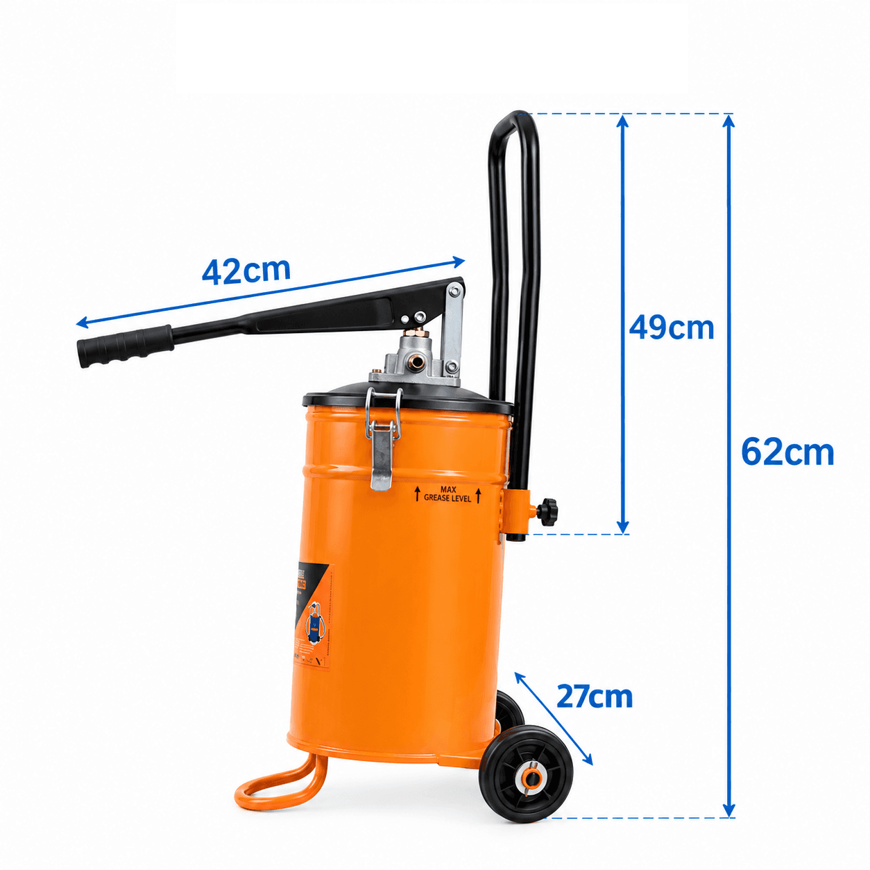 RAIDERMAX POMPE A GRAISSE 10KG BGPT-10 — صورة 2