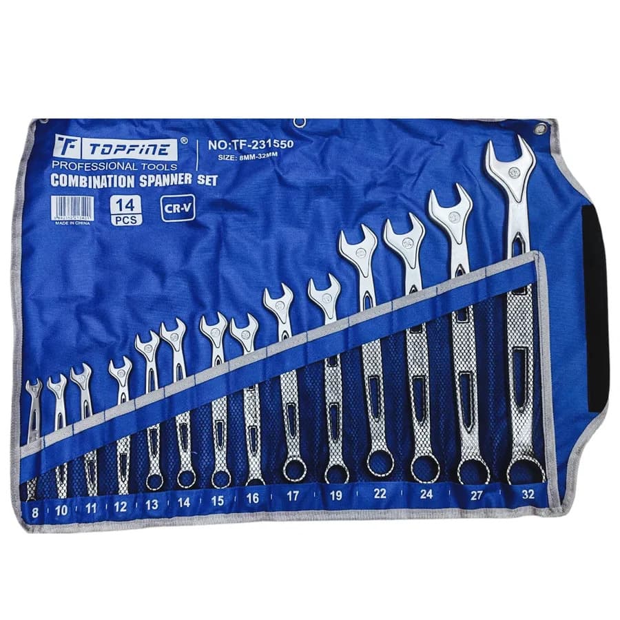 TOPFINE JEUX DE CLE MIXTE 14 PCS LUX 8MM-32MM — Photo 1