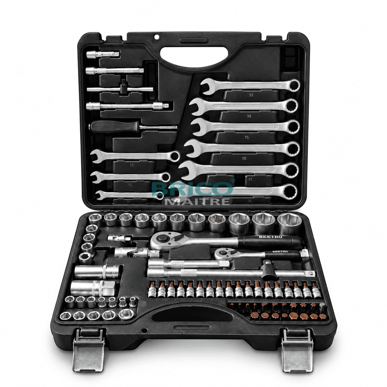BEETRO CAISSE DOUILLE + CLIQUET 82+6PCS TC0814 — صورة 2