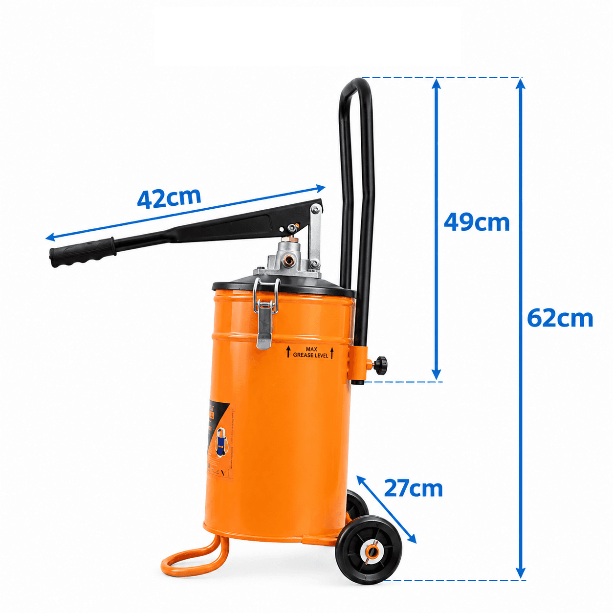 RAIDERMAX POMPE A GRAISSE 15KG BGPT-15 — صورة 2