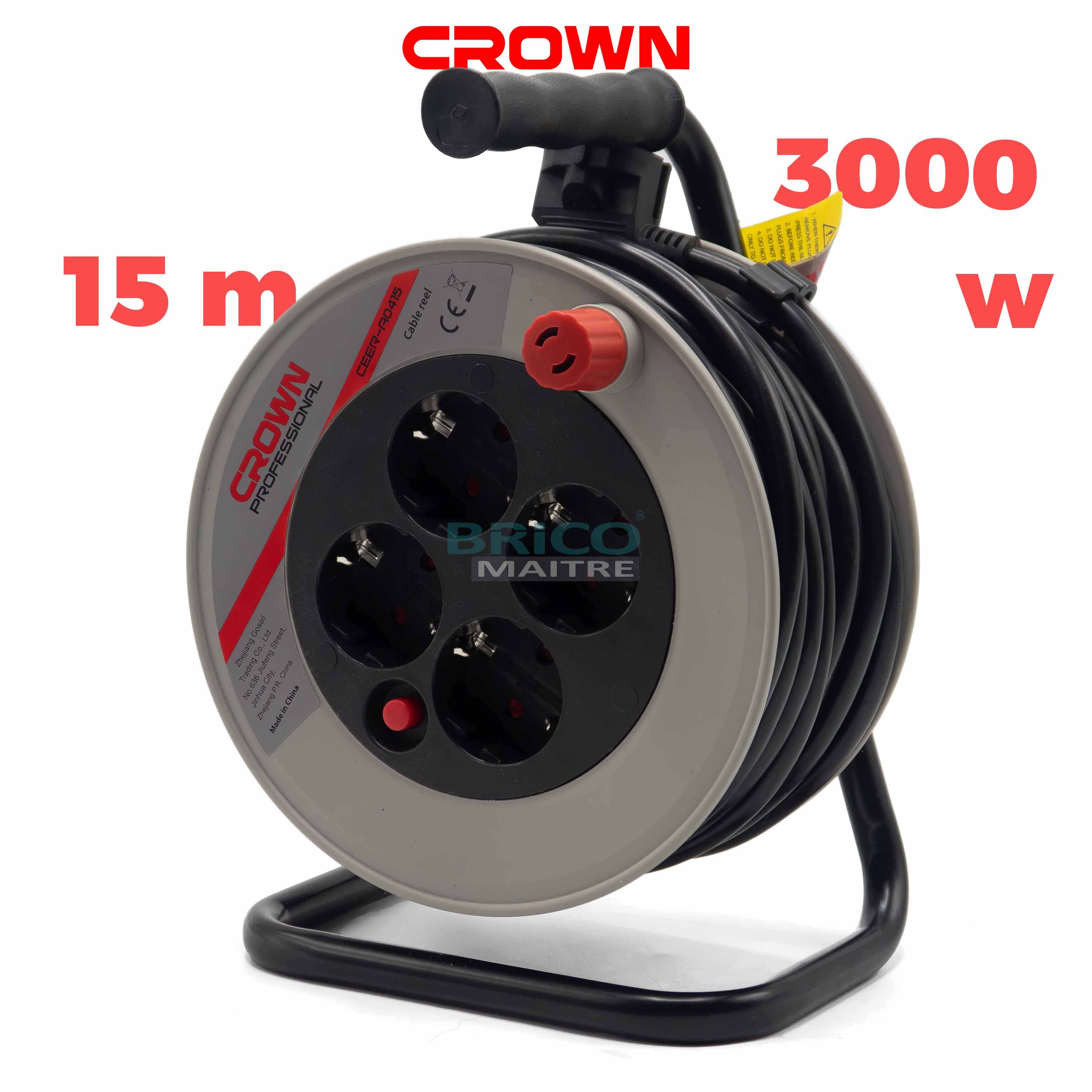 Rallonge CROWN 15m (3000W) CEER-A0415